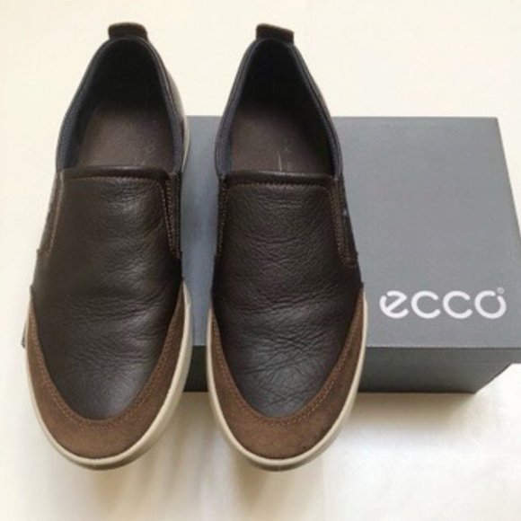 ECCO Men's Soft 7 Leather Slip-on Sneaker EU 45